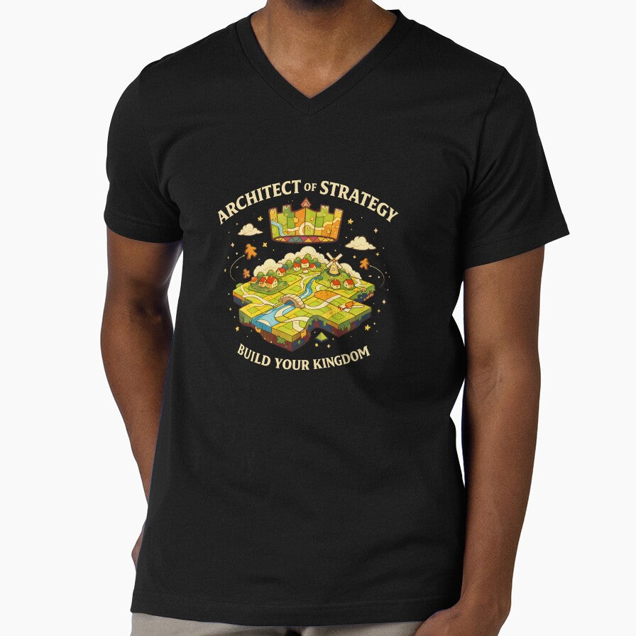 carcassonne tiles- Architect or strategy, build your kingdom by trendie-tees Unisex , , , Long Sleeve Tee