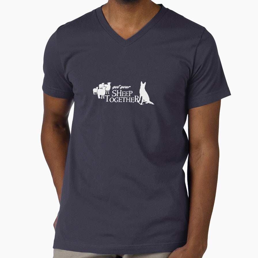 Get your Sheep Together-Mal3 - Add your breed to any design! by dzk9designs Unisex , , , Long Sleeve Tee