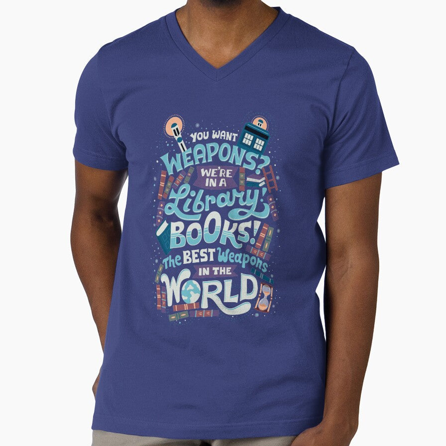 Books are the best weapons by Risa Rodil Unisex , , , Long Sleeve Tee