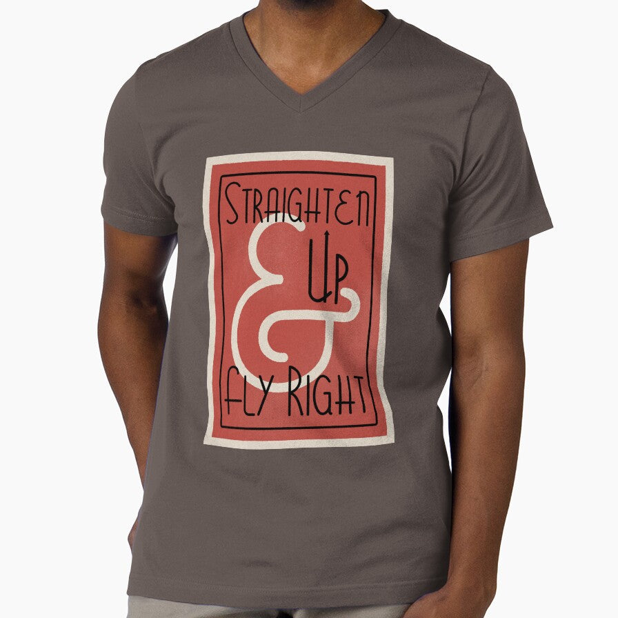 Lindy Lyrics - Straighten Up and Fly Right by chayground Unisex , , , Long Sleeve Tee
