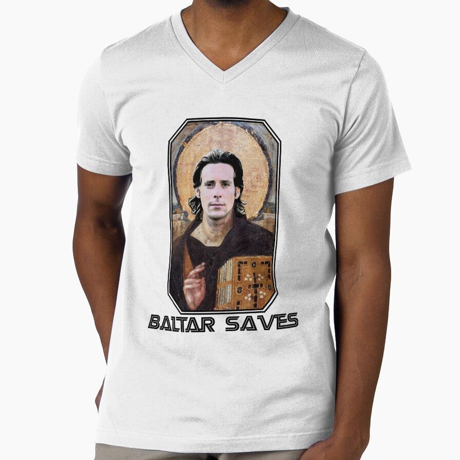 baltar saves by murderwear Unisex , , , Long Sleeve Tee