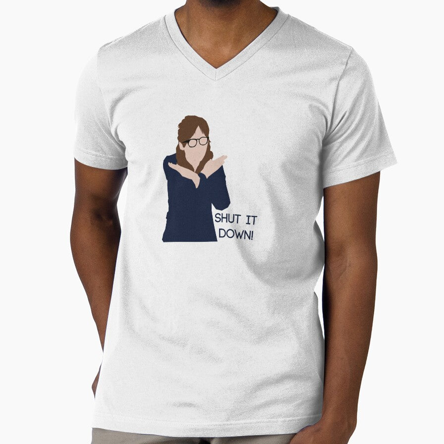 Shut it Down! New Girl by clairefromke Unisex , , , Long Sleeve Tee