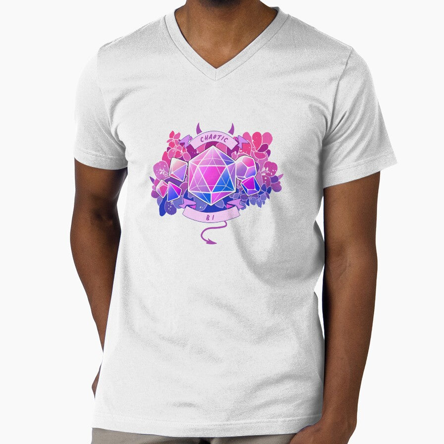 LGBT RPG - Chaotic Bi by ABD-illustrates Unisex , , , Long Sleeve Tee