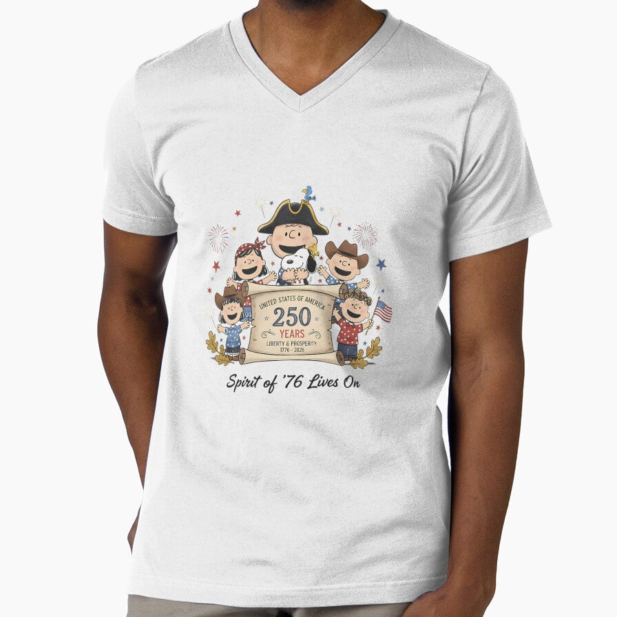 Cute Spirit Of 76 Lives On 250 Years Peanuts by PPAKSS Unisex , , , Long Sleeve Tee