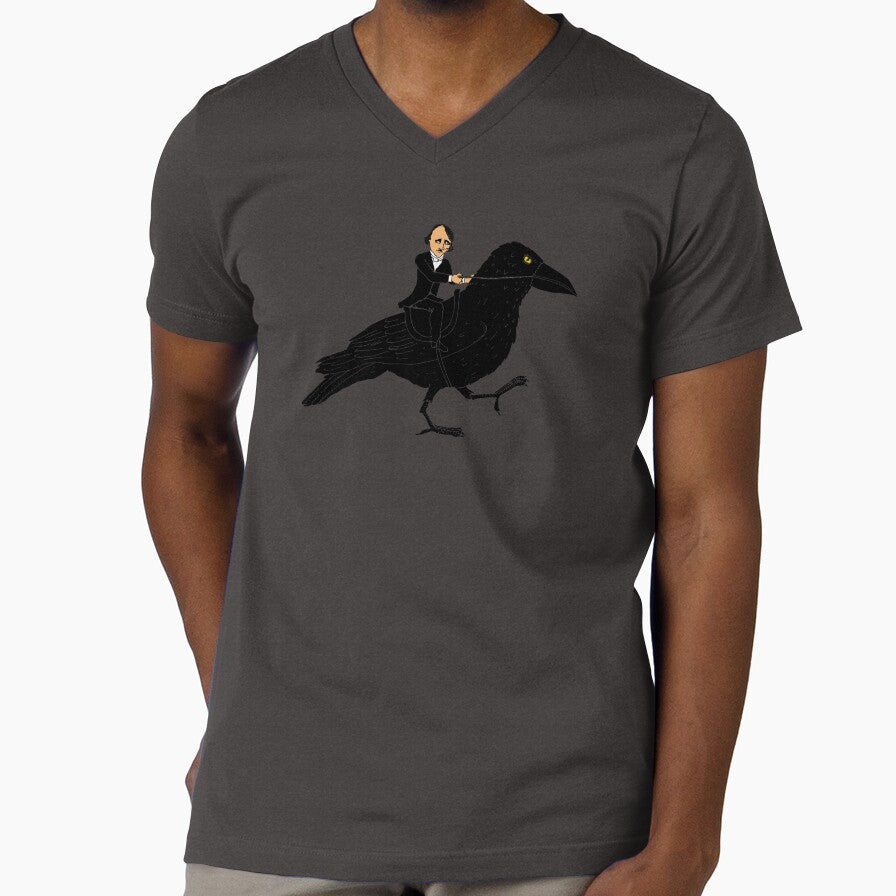 Poe and Raven by SusanSanford Unisex , , , Long Sleeve Tee