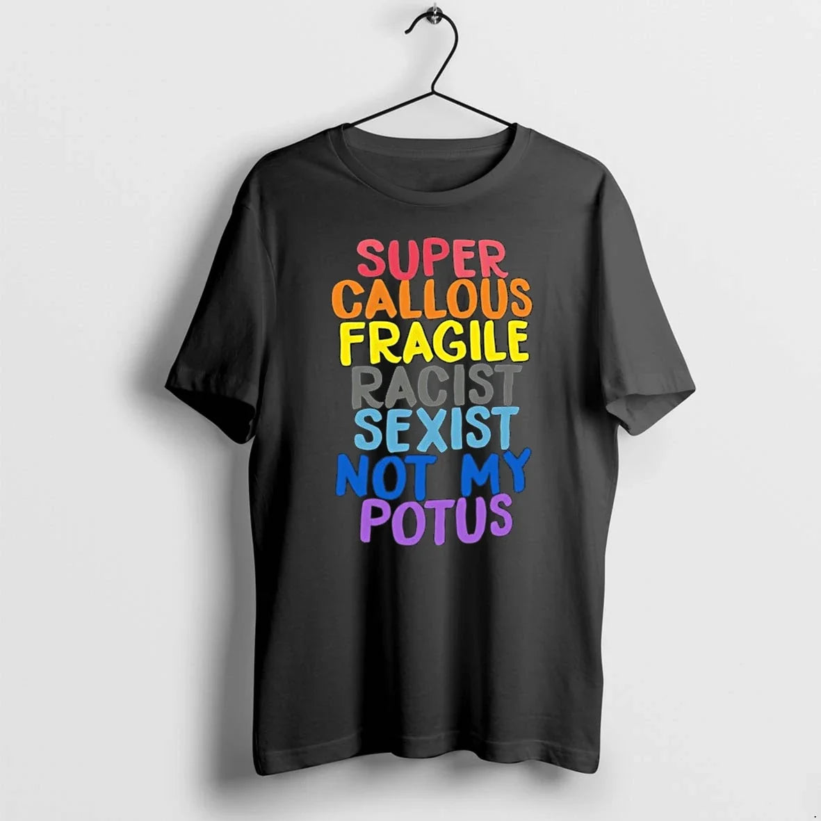Super Callous Fragile Racist Sexist Not My Potus 0 Tshirts Sweater Unisex , , , Long Sleeve Tee