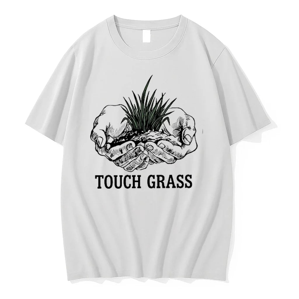 Touch Grass 0 Tshirts Sweater Unisex , , , Long Sleeve Tee