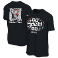 Spurs Victor Wembanyama graphic front and back shirt