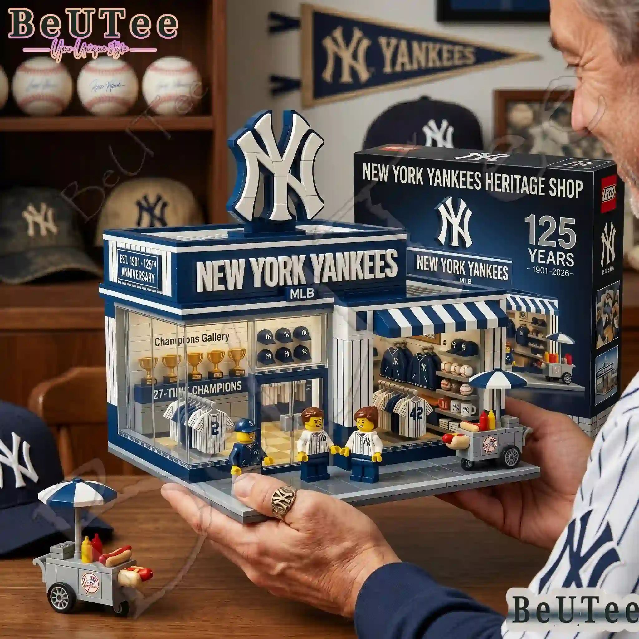 New York Yankees 125th Anniversary Heritage Shop Building Block Set