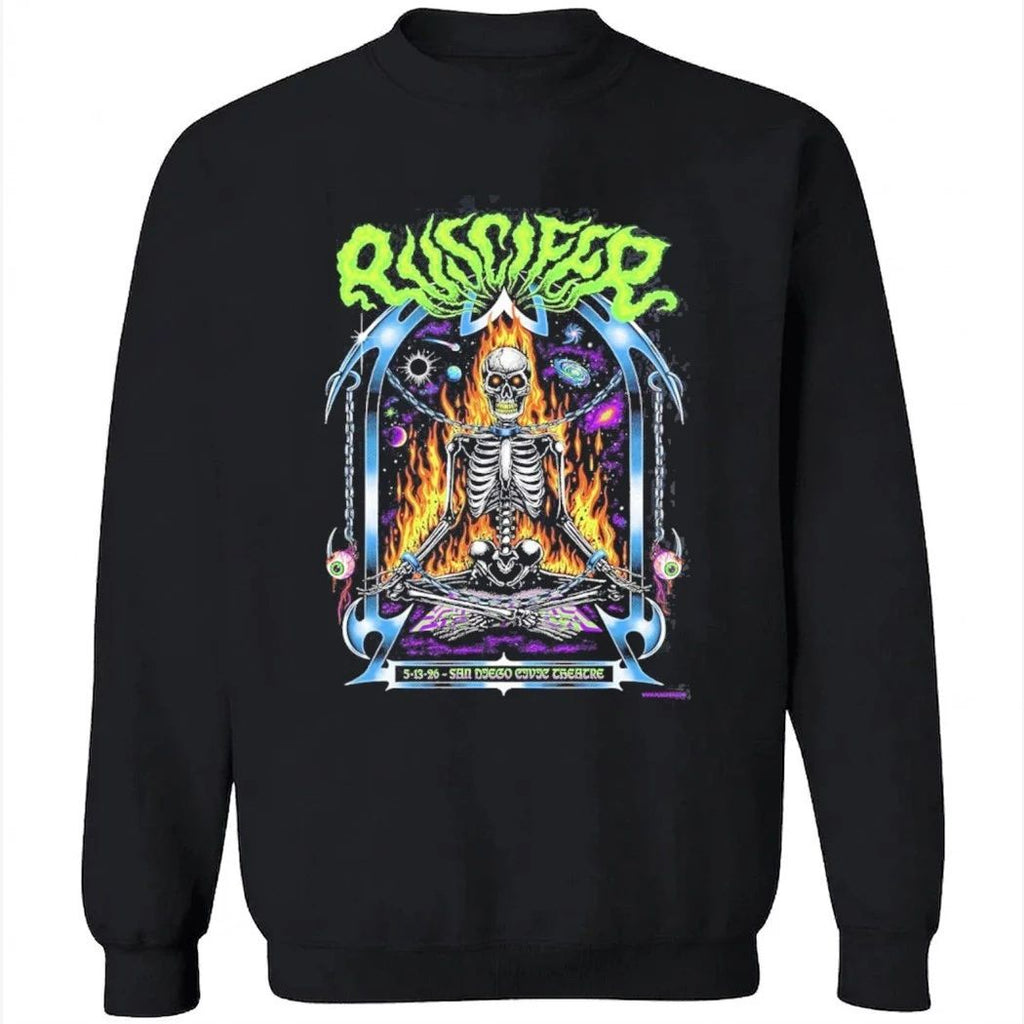 Puscifer San Diego 2026 Gig Poster At San Diego Civic Theatre On May 13 2026 Flaming Skull Art T-Shirt