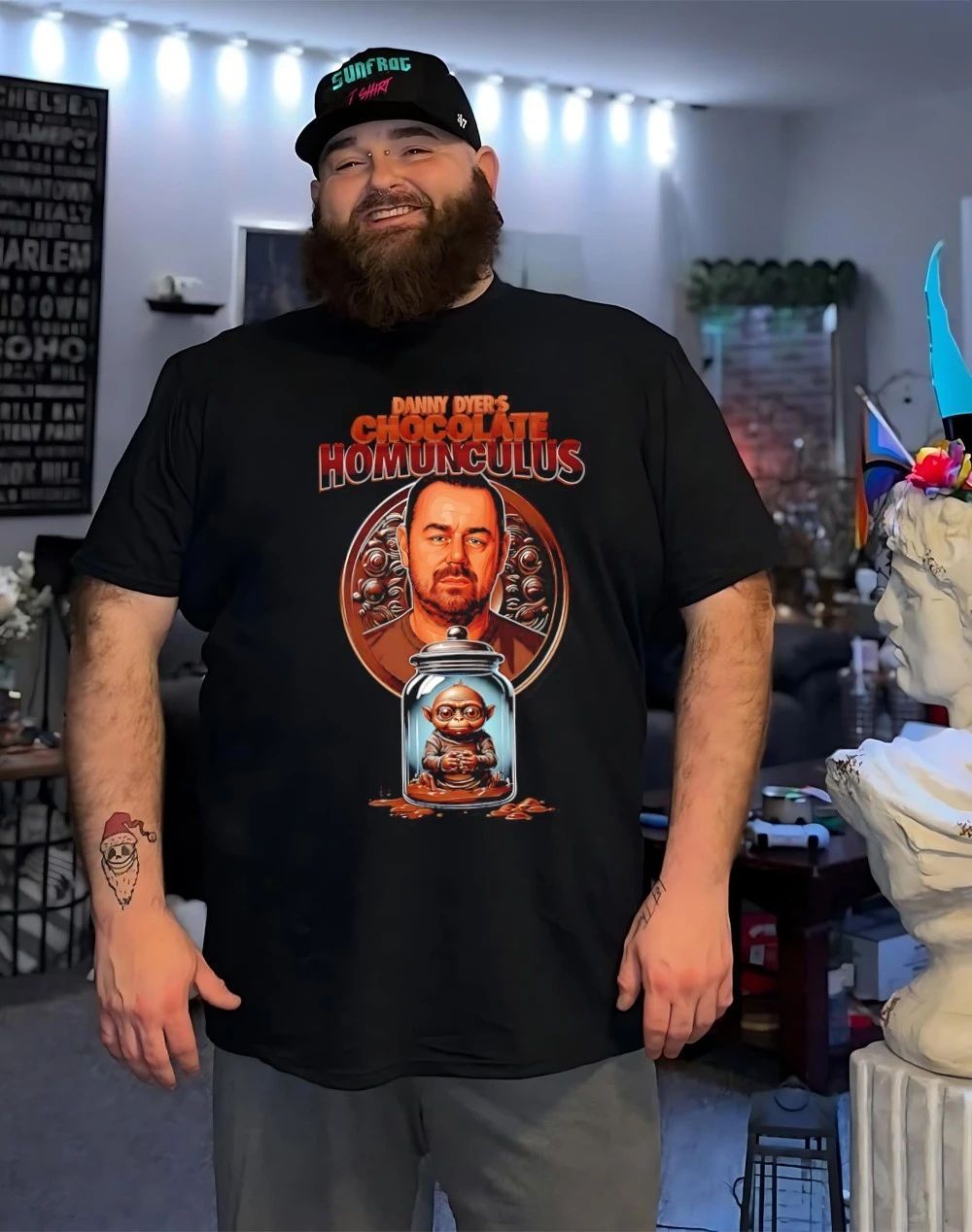 Danny Dyer’s Chocolate Homunculus Peep Show shirt