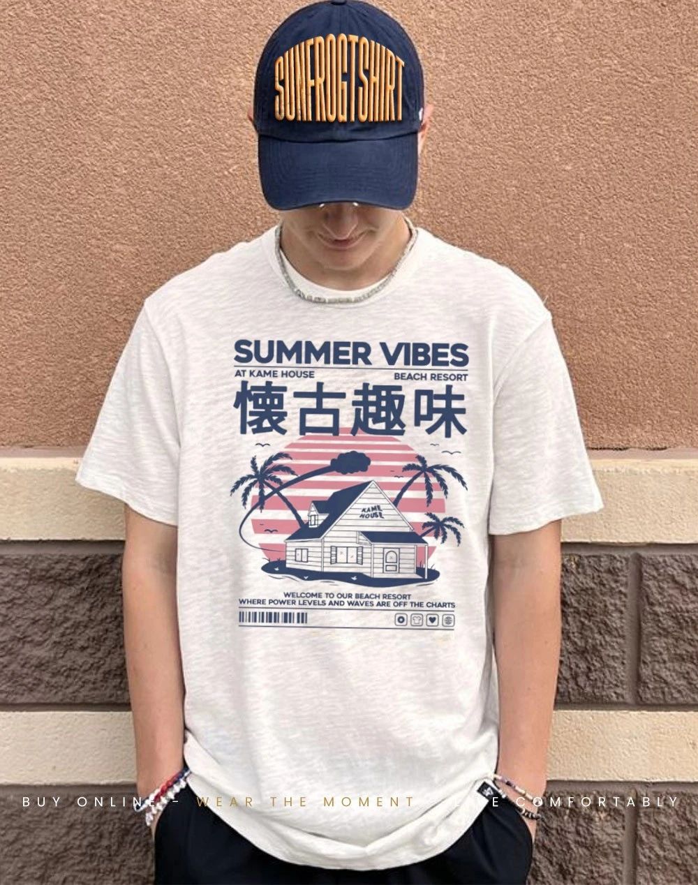Summer vibes at Kame House beach resort levels waves off the charts shirt