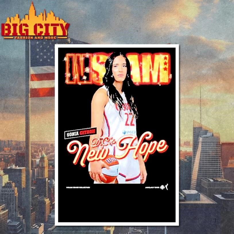 WSLAM Sonia Citron Covers Tee SLAM 262 D.C. New Hope 30 Years In The Future Of The WNBA Shirt