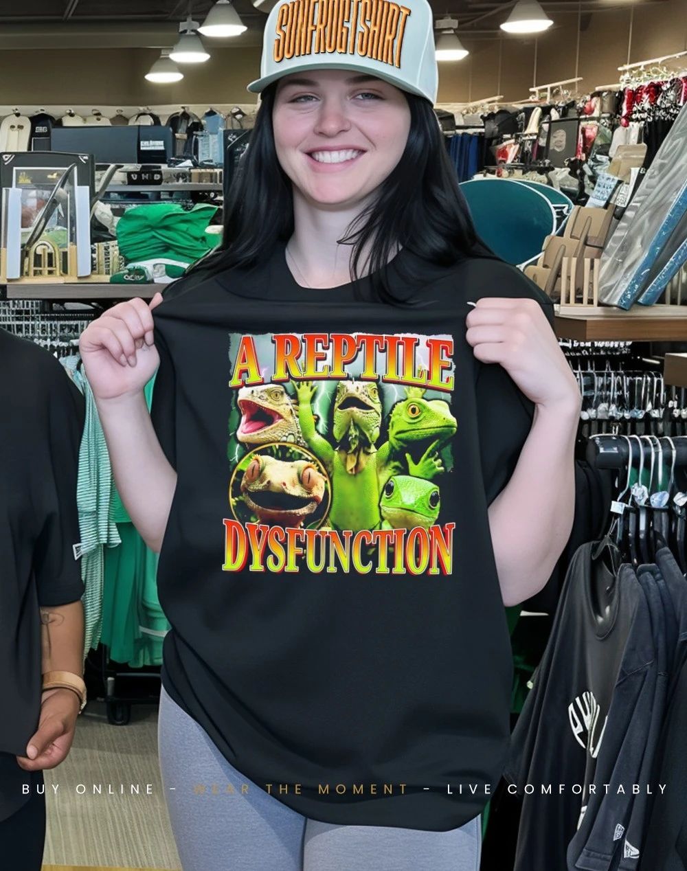 Iguana a reptile dysfunction shirt