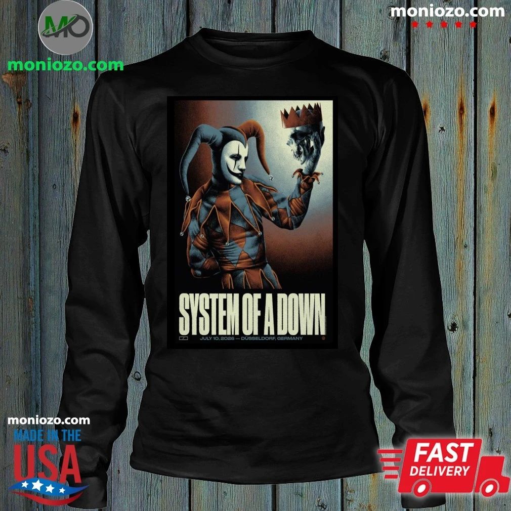 System Of A Down, DUsseldorf 10 Jul 2026 Poster Shirt