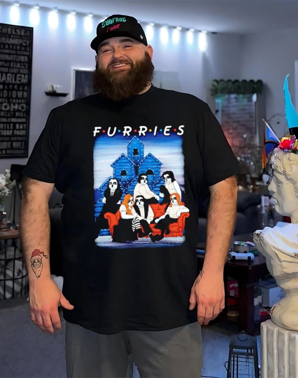 Dogs Furries Friends movie parody shirt