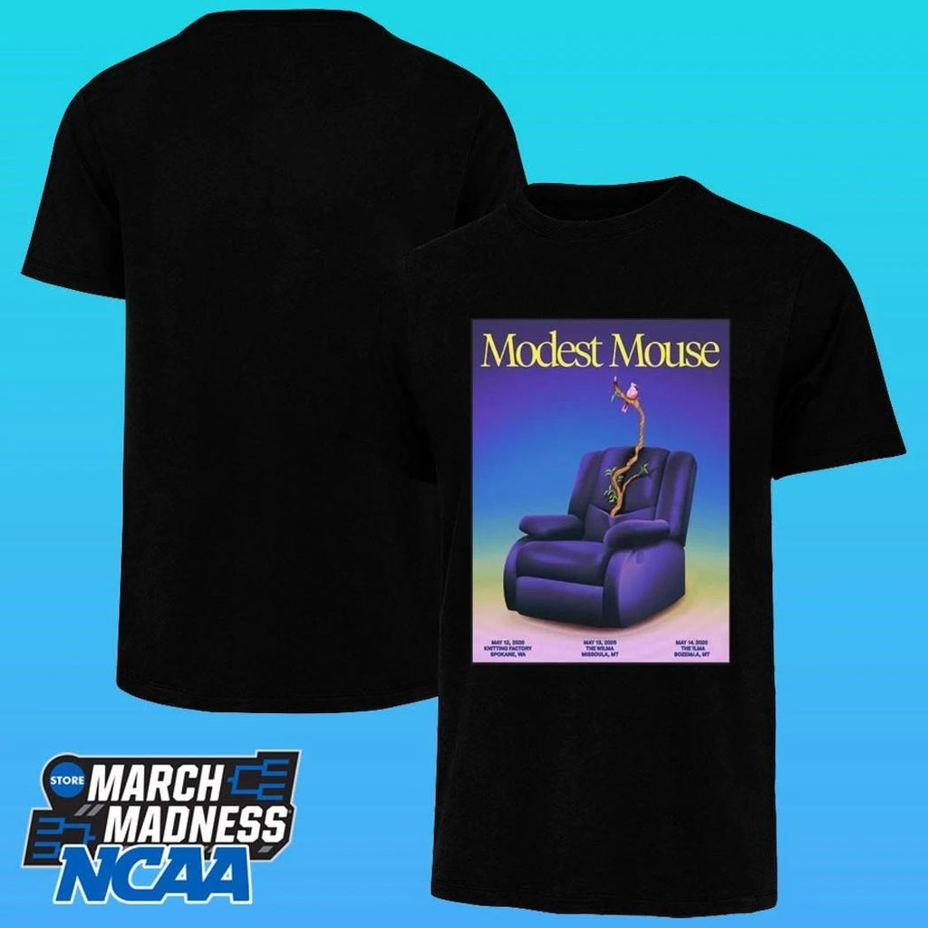 Modest Mouse May 12 2026 Spokane Wa, May 13 2026 Missoula Mt And May 14 2026 Bozeman Mt Poster Shirt