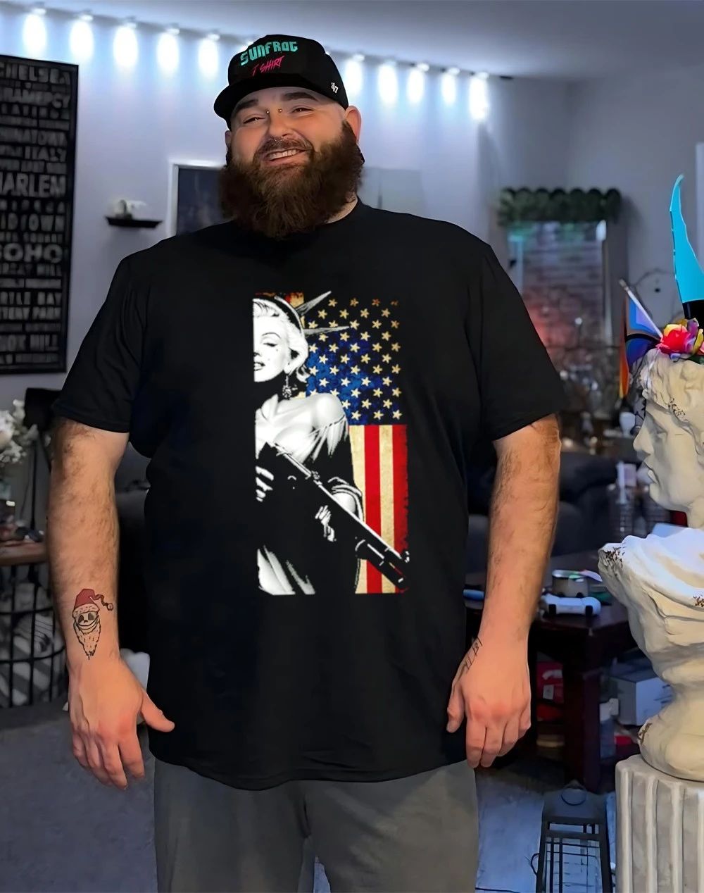 Lady Liberty Marilyn Monroe shirt