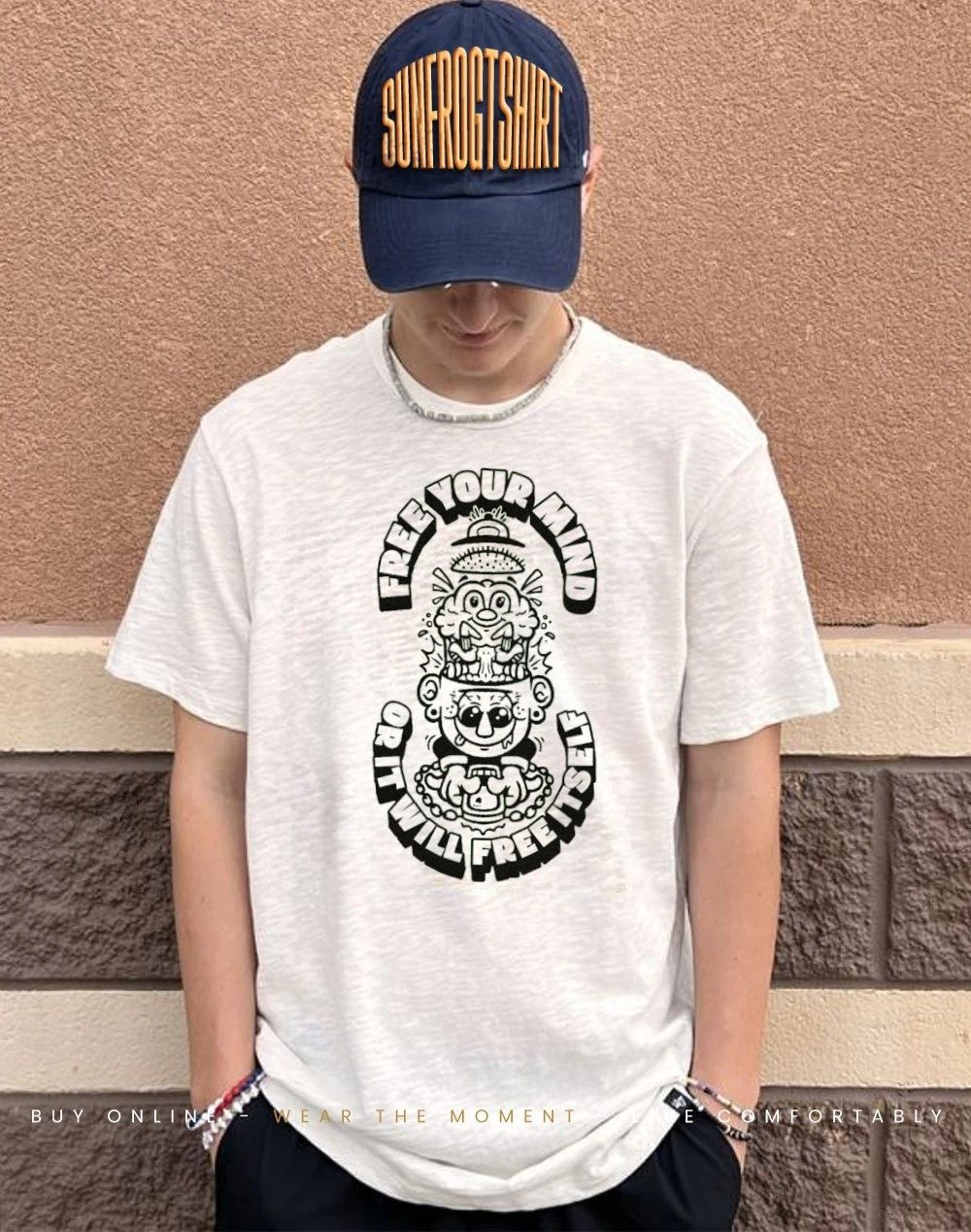 Brain free your mind or it will free itself shirt