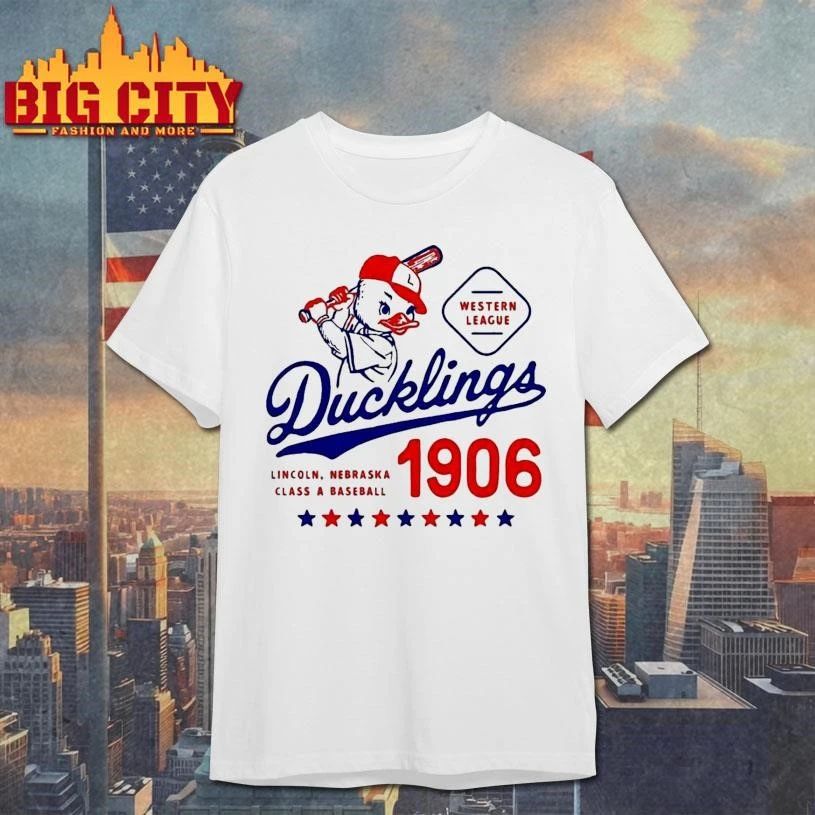 Ducklings Lincoln Nebraska Class A Baseball Western League 1906 Shirt