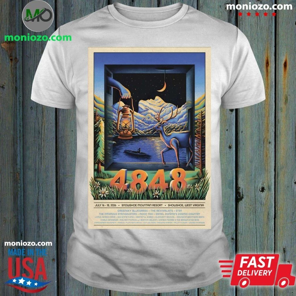 4848 Festival In Snowshoe W.V On July 16-18 2026 Poster Shirt