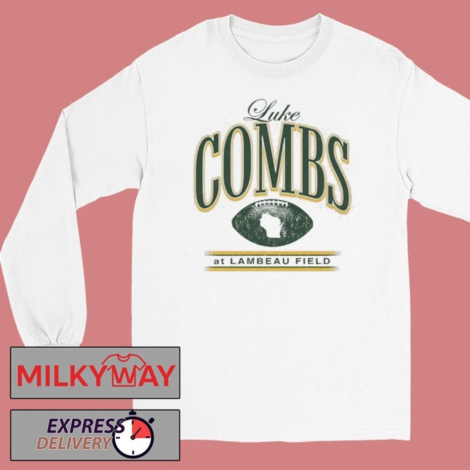 2026 Luke Combs at Lambeau WI Football T-Shirt