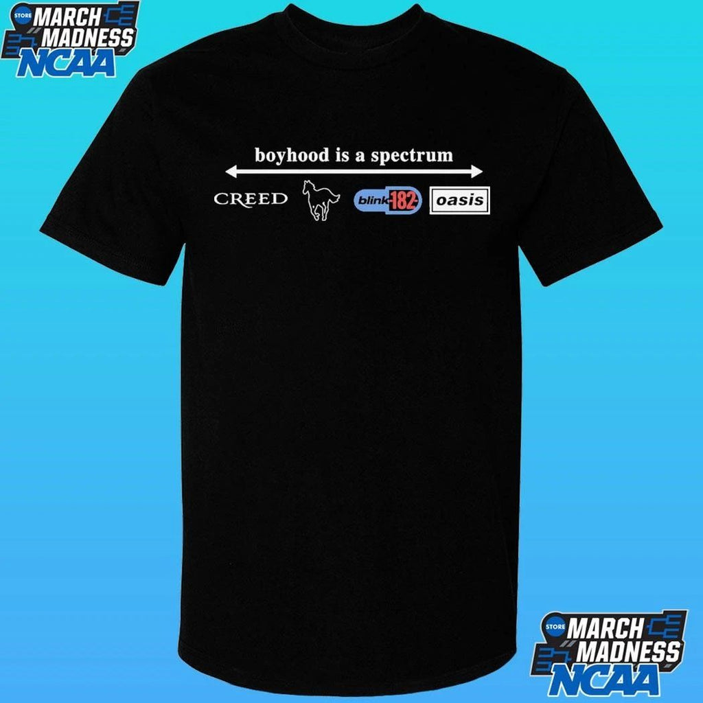 Blink 182 Oasis Boyhood Is A Spectrum Creed Shirt