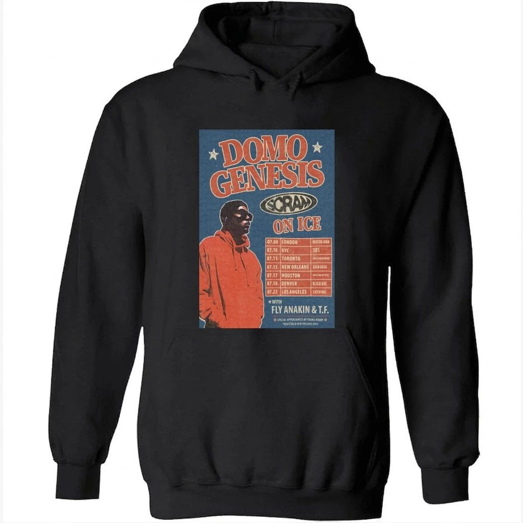 Domo Genesis Scram On Ice Tour 2026 Poster Shirt