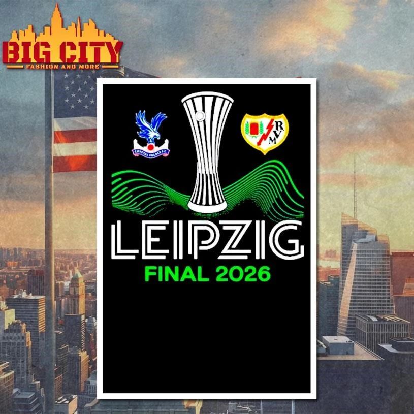 Leipzig 26 UECL Final Crystal Palace Versus Rayo Vallecano Shirt