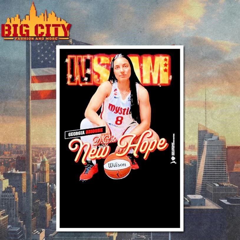 WSLAM Georgia Amoore Covers Tee SLAM 262 D.C. New Hope 30 Years In The Future Of The WNBA Shirt