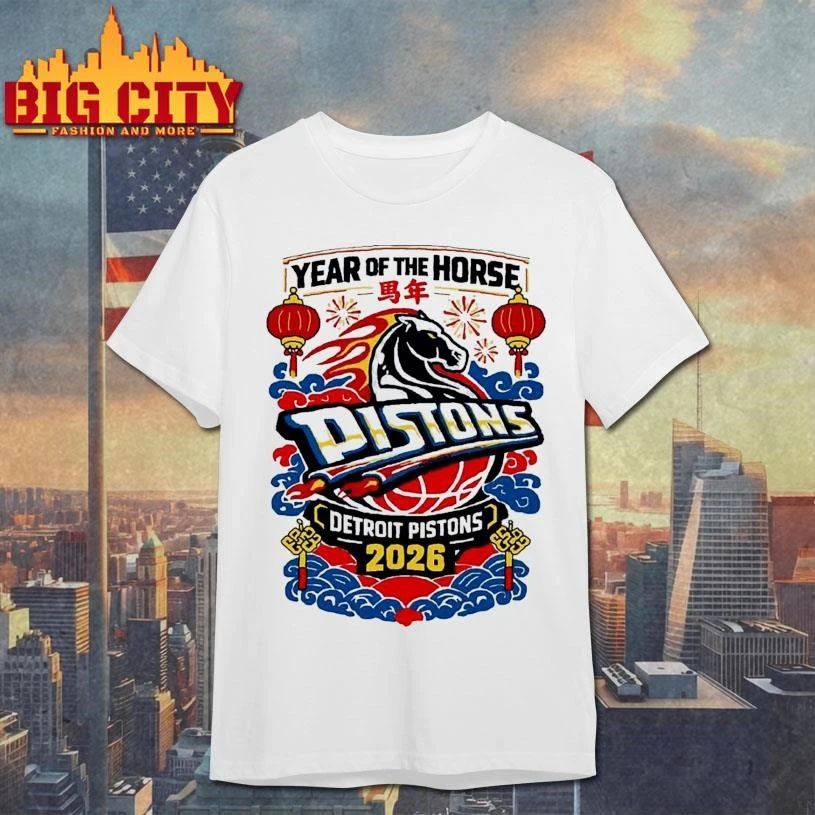 Year of the horse Pistons Detroit Pistons 2026 Shirt