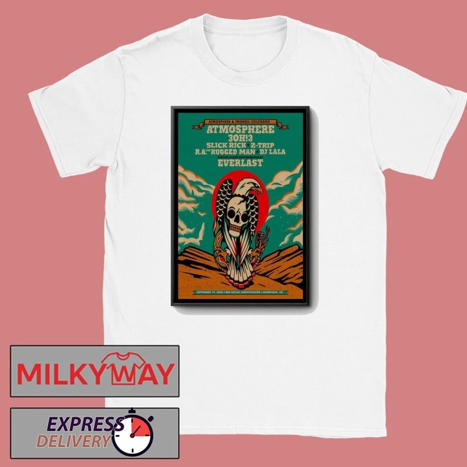 Atmosphere Red Rocks Show On Sept 19 2026 In Morrison CO Poster shirt