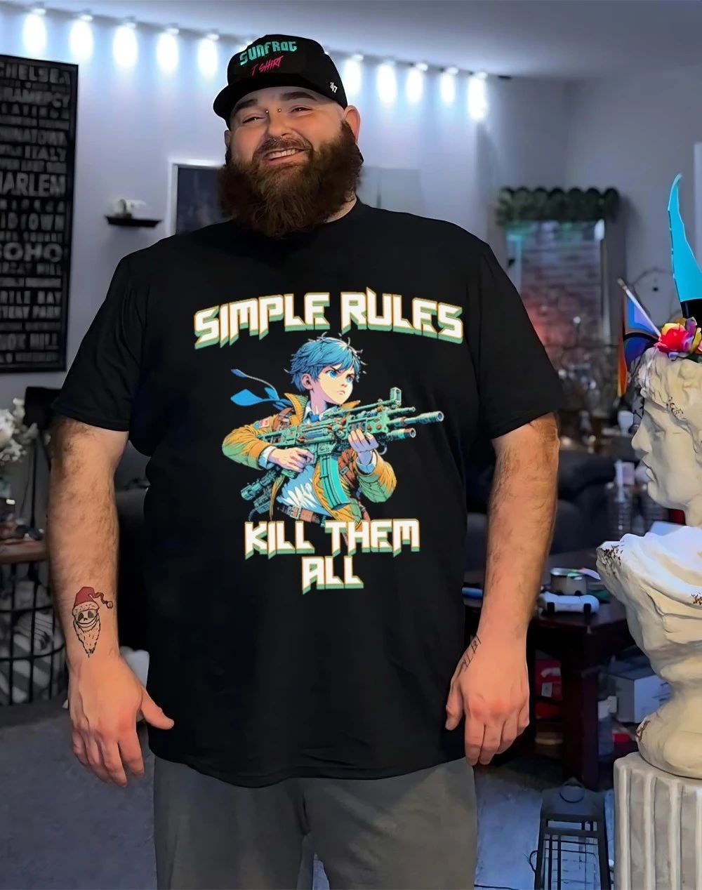 COD Anime simple rules kill them all shirt