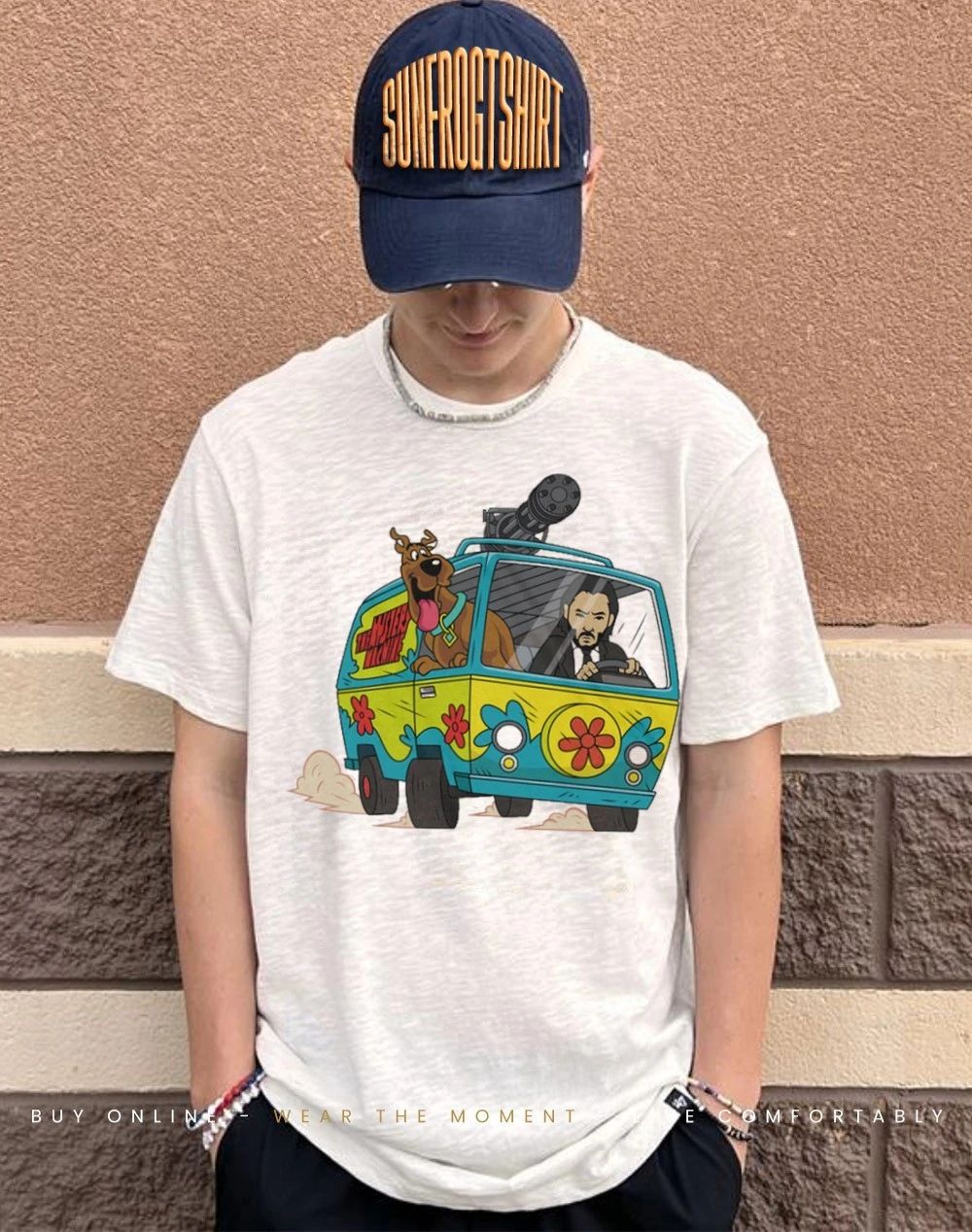 Jonh Wick Scooby-doo Minigun Machine shirt