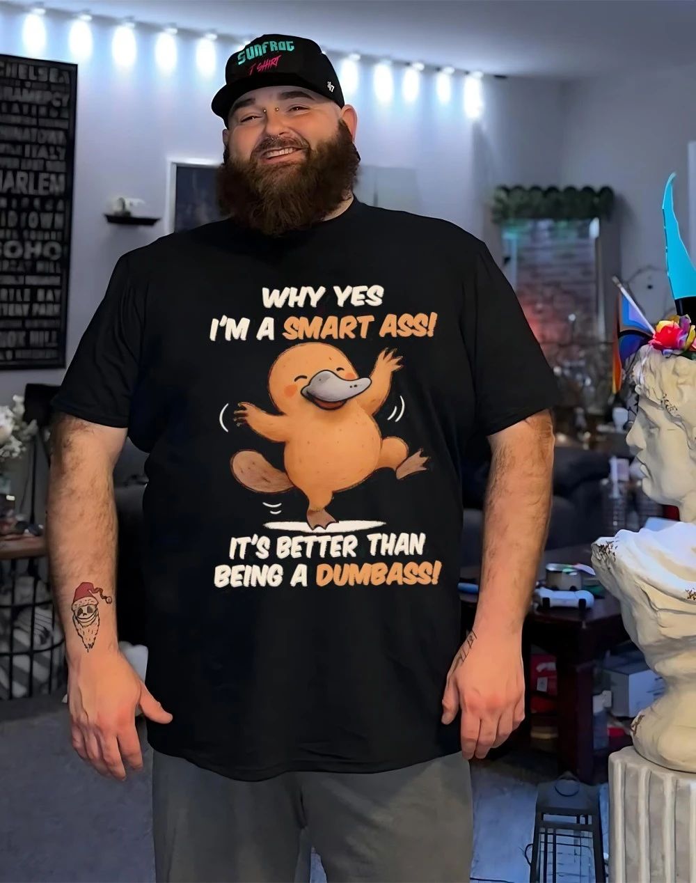Platypus why yes I’m a smart ass it’s better than being a dumbass shirt