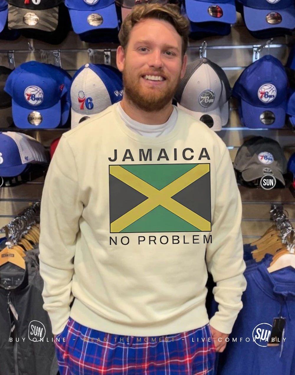 Jamaica flag no problem shirt