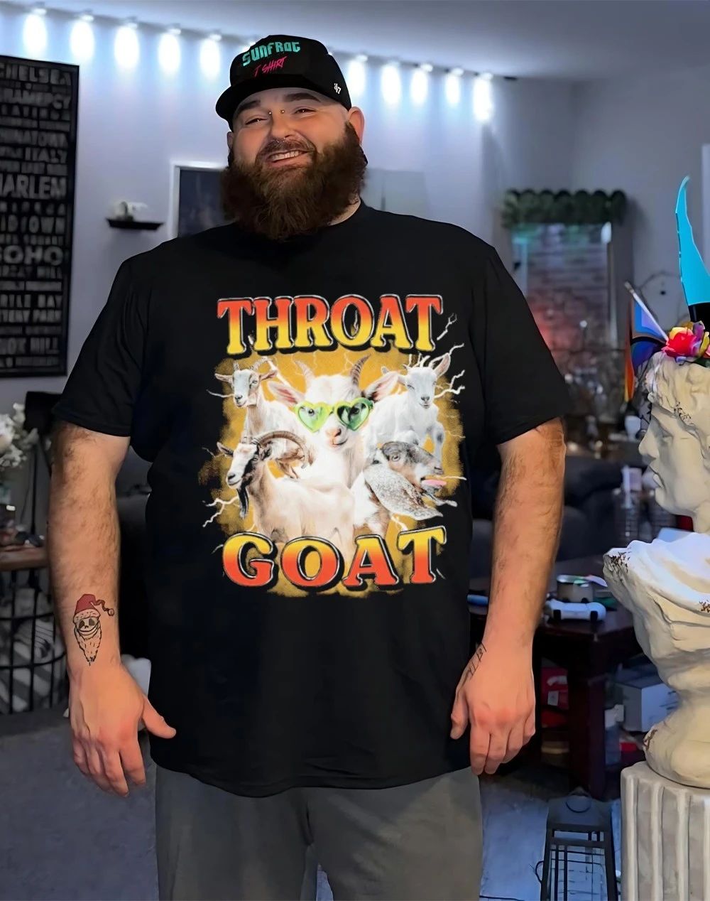 Vintage throat goat shirt