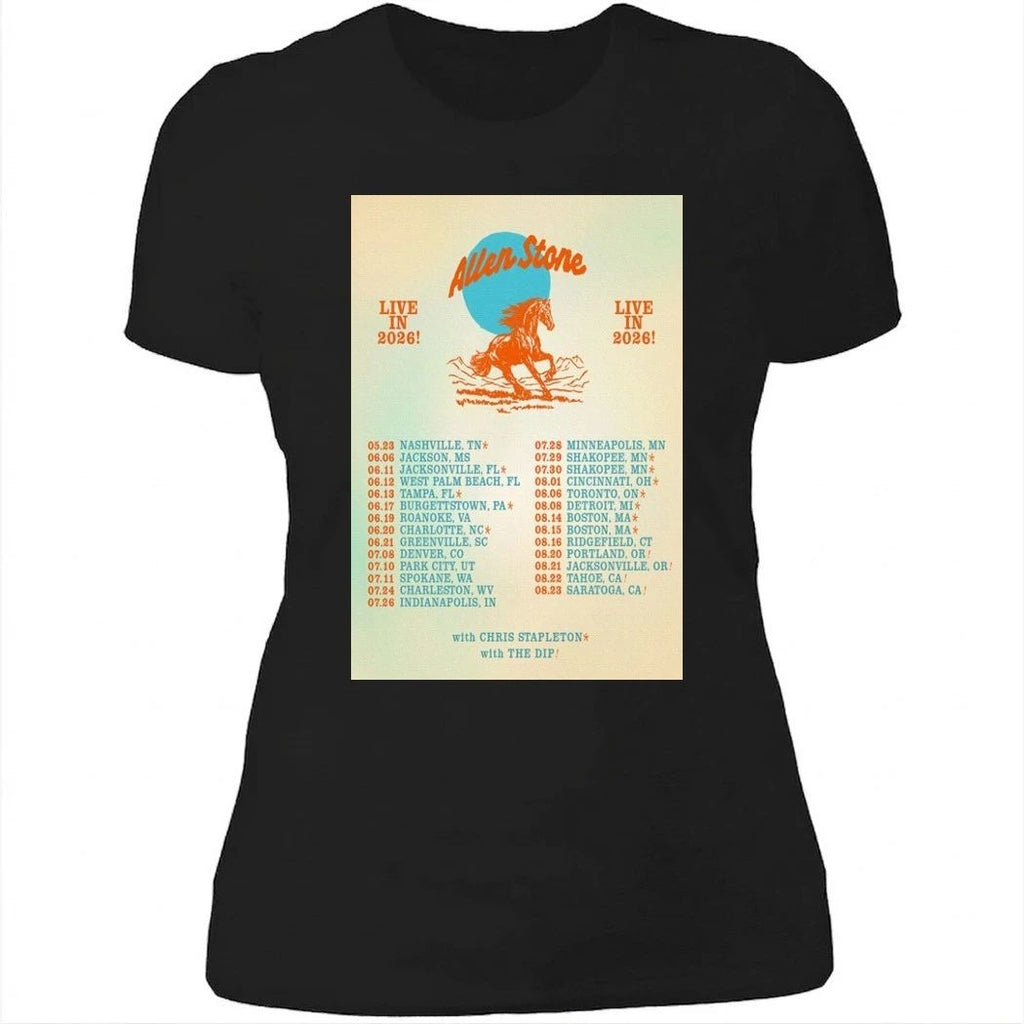 Allen Stone Fall Tour 2026 Poster Shirt