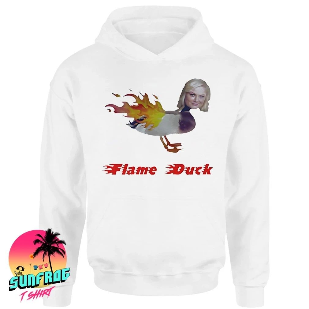 Parks and Rec Leslie Knope flame duck shirt