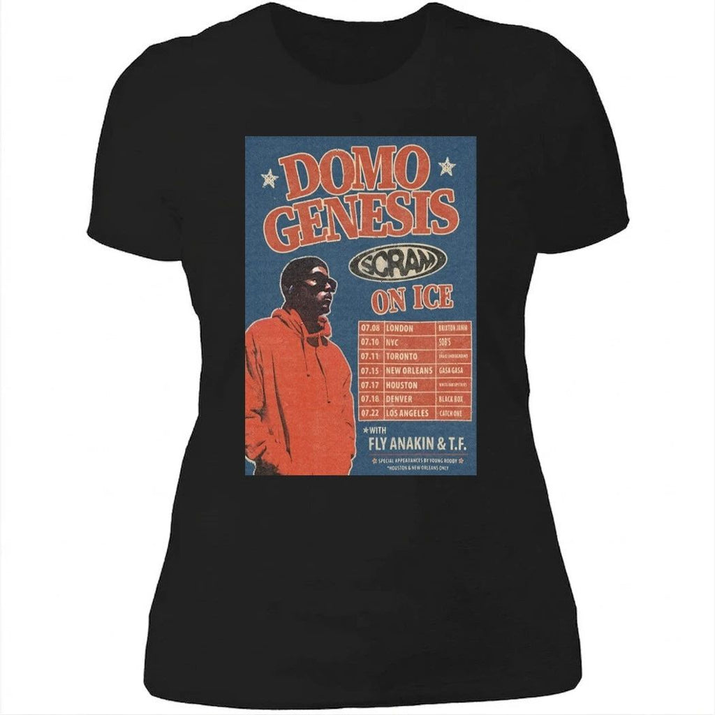 Domo Genesis Scram On Ice Tour 2026 Poster Shirt