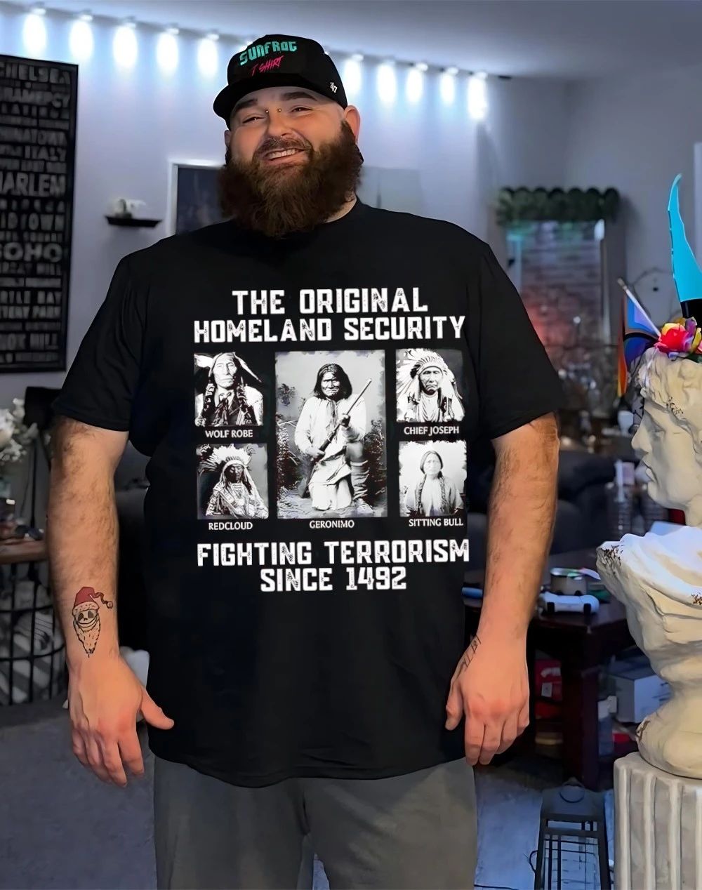 The original homeland security fighting terrorism since 1492 shirt
