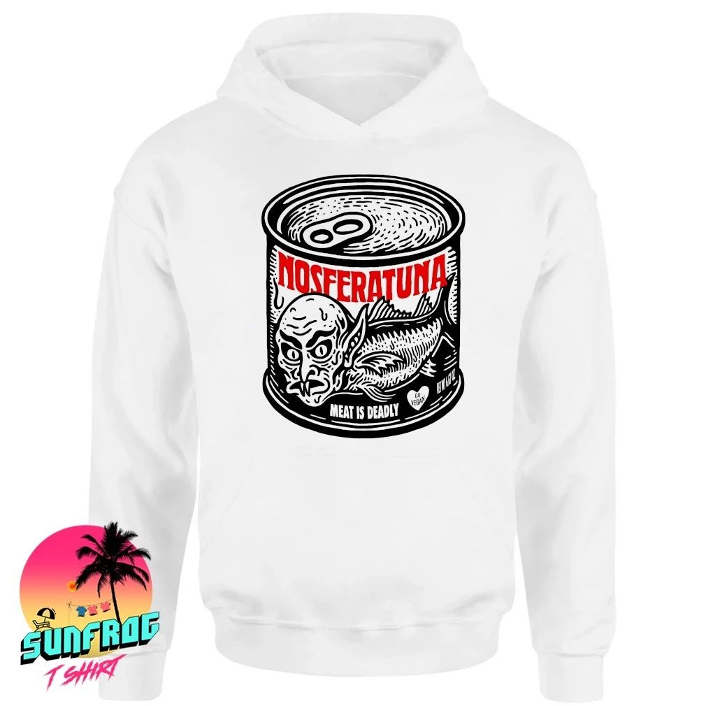 Nosferatu tuna nosferatuna can meat is deadly go vegan shirt