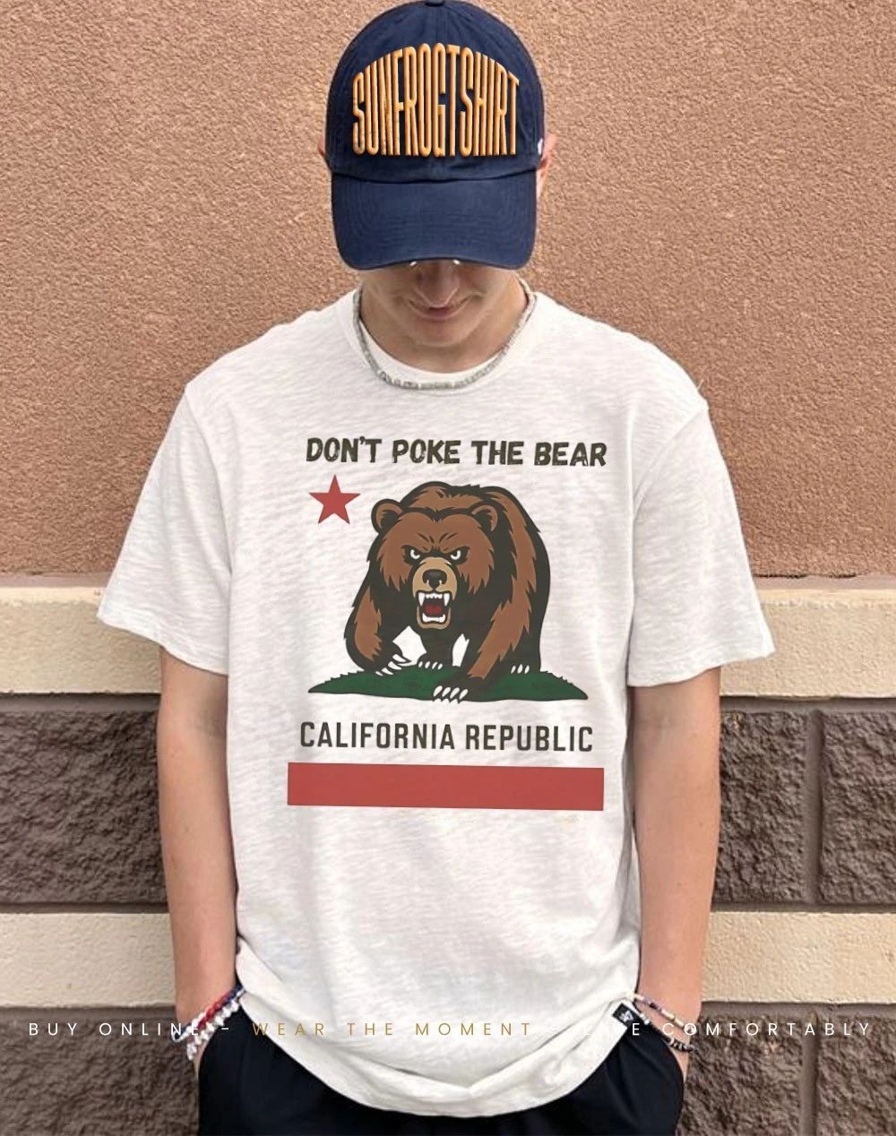 Don’t poke the bear California republic shirt