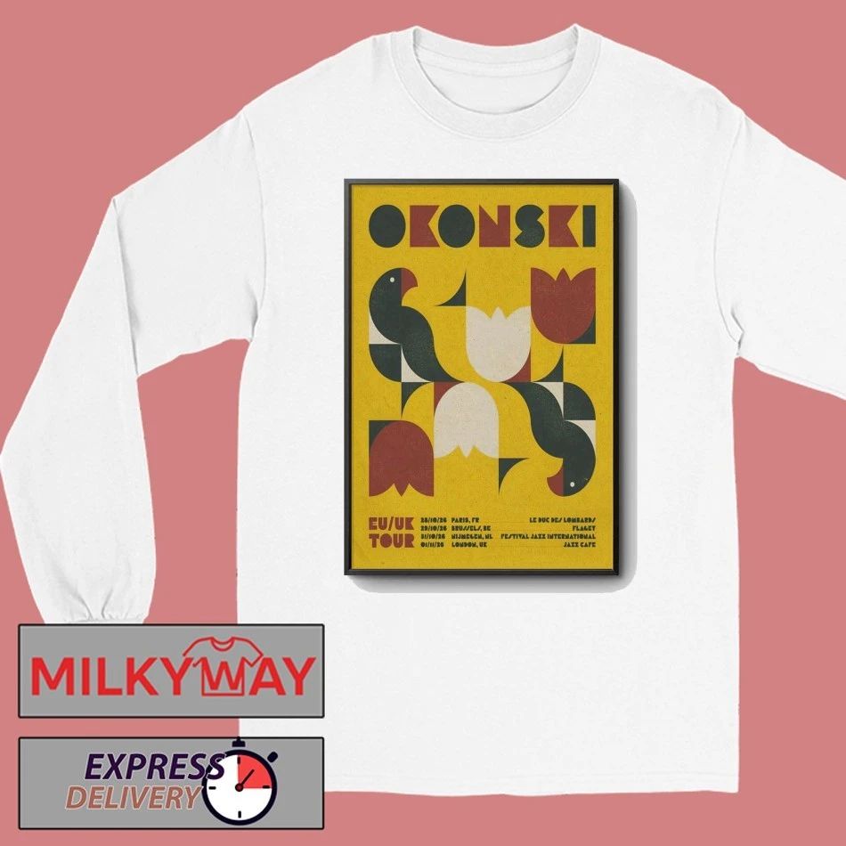 Okonski EU UK Tour 2026 Poster shirt