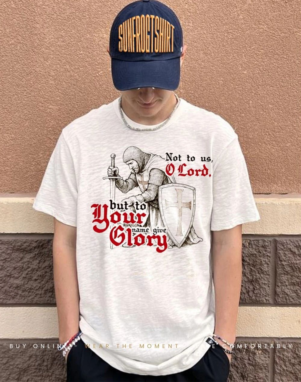 Not to us O Lord but to your name give glory Psalm 115 1 shirt