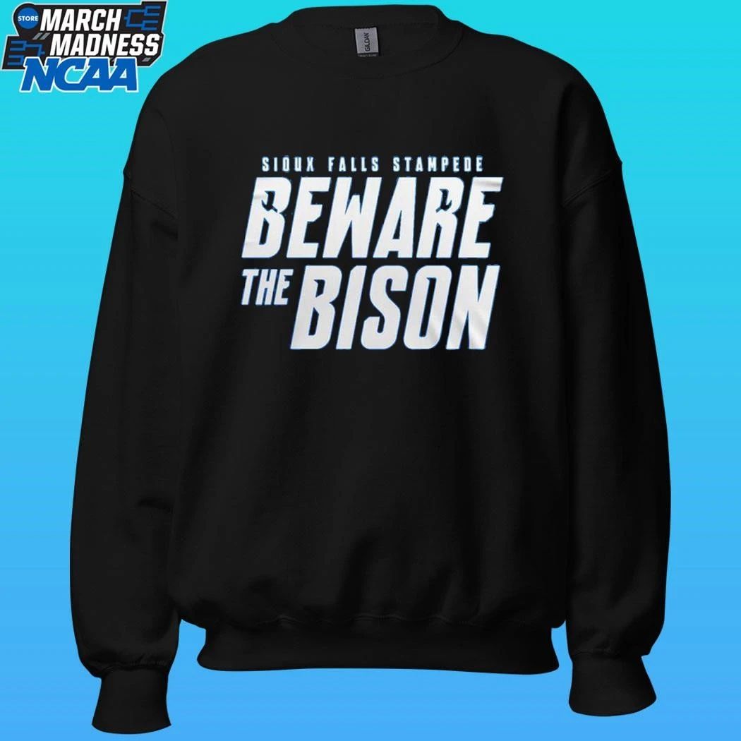 Sioux Falls Stampede Clark Cup Final 2026 Beware The Bison Shirt