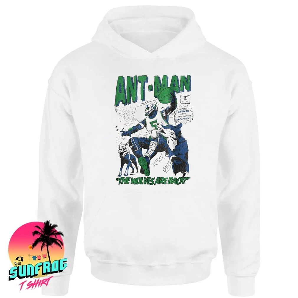 Anthony Edwards Ant-Man the Wolves are back front and back shirt