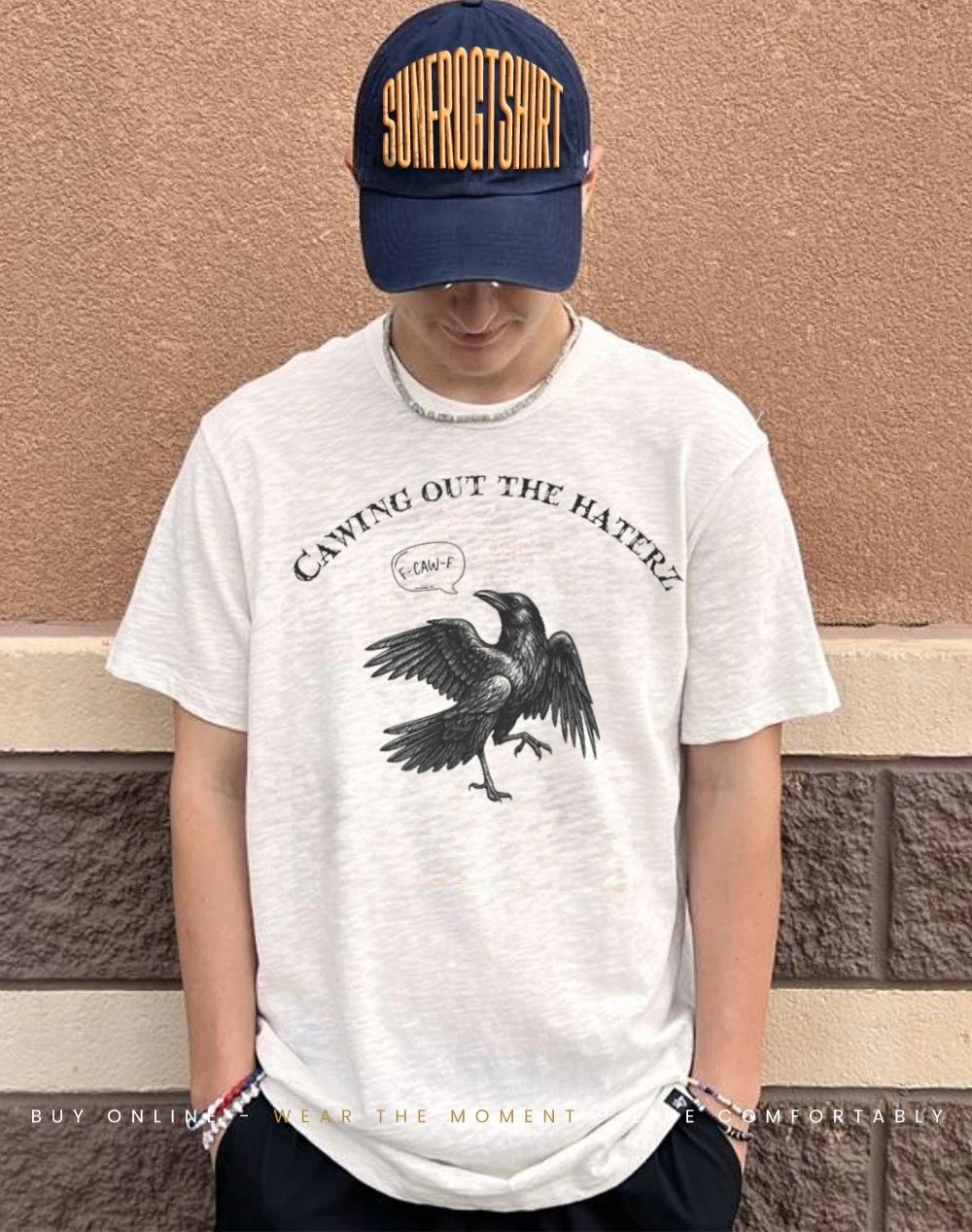 Kuro the Condemner cawing out the haterz F caw F shirt
