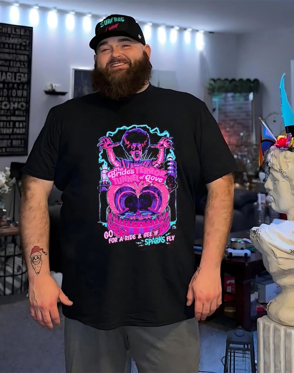 The bride terror tunnel of love go for a ride and see if sparks fly shirt