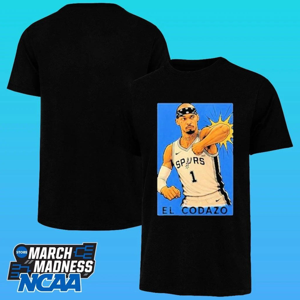 Victor Wembanyama San Antonio Spurs Basketball Elbowing El Codazo Shirt
